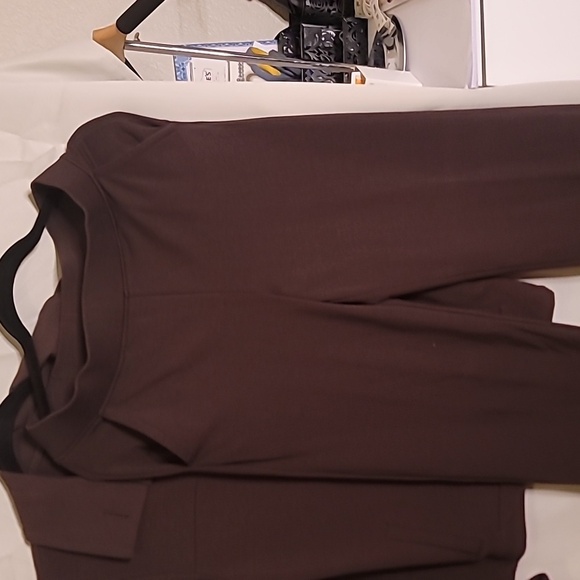 Talbots Pull On Brown pants Pima Cotton sz Small - Picture 1 of 7